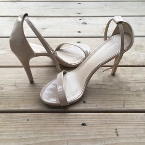 Nude Open Toe Heels